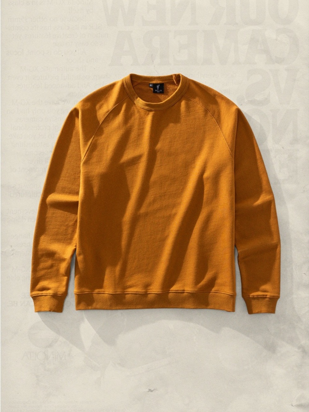 NEW Weld MFG Field Hemp Sweatshirt in Rust